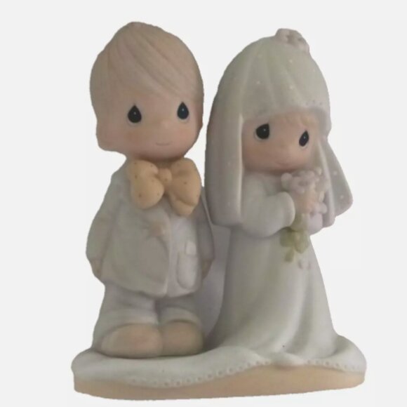 VTG Precious Moments "The Lord Bless You And Keep You" #E-3114 retired Signed - Picture 8 of 11